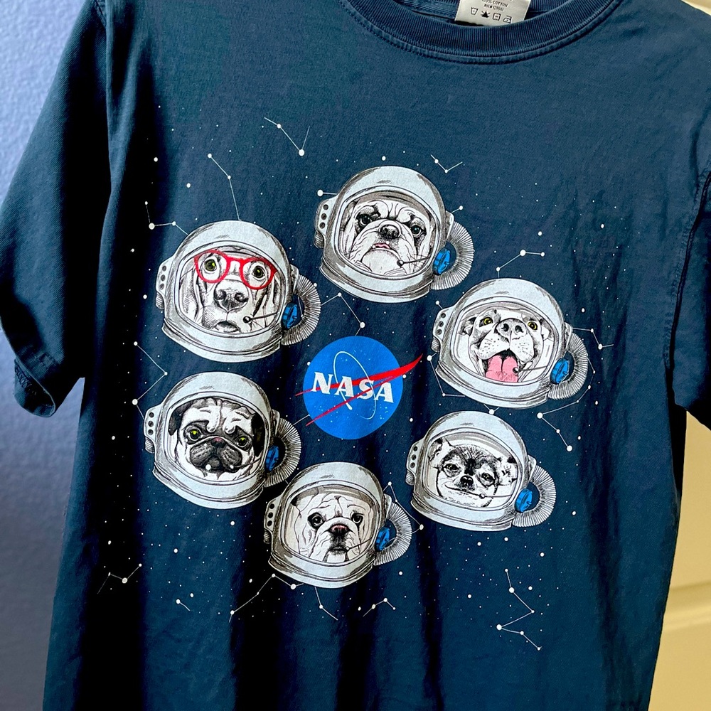 NASA puppy tee